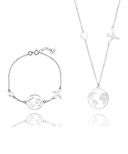 Set "Wereld" Zilver